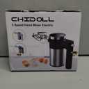 Powerful 600W Hand Mixer, 5-Speed Electric Hand Held Mixer for Baking, Lightweight Stainless Steel Hand Beaters *2 & Dough Hooks*2 with Eject Button, Kitchen Mixer for Cream, Cookies, Dough-Blue