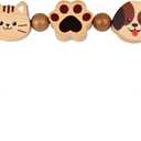 Toy Bar for Baby Bjorn Bouncer - Durable Wooden Sensory Toy Attachment with 360 Rotating Toys, Easy to Install & Remove, Natural Wood Color for Baby Bouncer Bliss & Soft Models