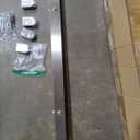 Glass Railing Post 42"x2"x2" Stainless Steel Satin Finish, for Stairs and Deck handrails，can be Installed on Wood or Concrete Floor. (50MM*50MM, End Post)