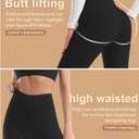 Laite Hebe Fleece Lined Leggings Women - High Waisted Winter Yoga Pants Tummy Control Soft Thermal Warm for Hiking Workout (Medium)