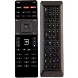New XRT500 QWERTY Keyboard with Back Light Remote Replacement fit for VIZIO TV M43-C1 M49-C1 M50-C1 M55-C2 M60-C3 M65-C1 M70-C3 M75-C1 M80-C3 M322I-B1 M422I-B1 M492I-B2 M502I-B1 M552I-B2 M602I-B3