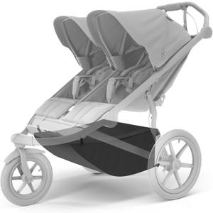 Thule Urban Glide Double Stroller Extended Cargo Basket, Covered & Secure