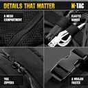 M-Tac Fanny Pack for Men - Small Companion Waist Pack - Tactical Style Belt Bag EDC (Black)