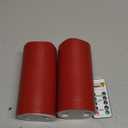 Amagic 3"x6" Red Flameless Candles with Remote, Christmas Battery Operated Candles with Timer, Waterproof LED Pillar Candles for Thanksgiving Table, Home, Outdoor Decor, Plastic, Set of 2