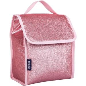 Wildkin Kids Insulated Lunch Bag  Reusable, Ideal for Hot/Cold Snacks, School & Travel - Pink Glitter