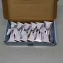 [12-Pack] Invisible Baby Proofing Cabinet Locks - No Drill Child Safety Drawer Latches - Adhesive Childproof Latch for Cabinets, Kitchen & Furniture - Secure Toddler & Infant Safety No Tools Required (White)