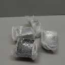 Tessco 100 Pcs Mini Dessert Plates Set, Disposable Appetizer Plates Assorted Shape Mini Plastic Spoons for Wedding Party Birthday (Black)