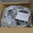 Lakumu 2-Light Retro Semi Flush Mount Ceiling Light Fixture, Rustic Vintage Wood Ceiling Light Black Metal, Industrial Farmhouse Ceiling Lamp for Hallway Entryway Bedroom Balcony Farmhouse Dining Room (12.8" (1-Pack), Oak)