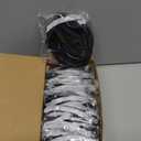 Roowest 12 Pcs Round Foldable Fan with Bag Polyester Colored Blank Sublimation Fans Portable Handheld Compact Fold up Flying Disc Fans for Summer Wedding Party Favor (Black)