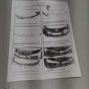 ECOTRIC Black Universal Front Bumper Lip Chin Spoiler ABS Compatible with Audi, Ford, BMW, Honda, Chevrolet, Civic, Benz, Mazda, GMC Car