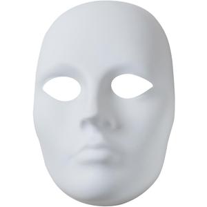 Creativity Street Female Plastic Mask, 5.5" x 8"