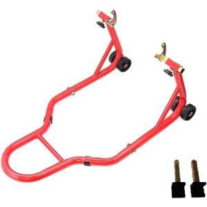 Apextreme Motorcycle Stand 850LB Sport Bike Rear Wheel Lift Swingarm Paddock Stands RedU+L