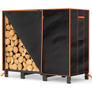 GREENER Heavy Duty Wood Rack Cover - 4FT, Waterproof & Weather Resistant, PVC Coated - Fits Tikimilor, ULIOK, NANNARDOSO