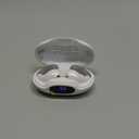 Ultra Open Ear Earbuds - Ergonomic Clip-On Earbuds, Bone Conduction Over-The-Ear Headphones with Waterproof Design and Secure Fit for Small Ears, Crystal Silver