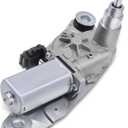 A-Premium Rear Windshield Wiper Motor Compatible with Jeep Grand Cherokee 2011 2012 2013, Sport Utility, 3.6L 5.7L 6.4L, 3-Pin