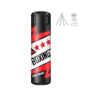 Filled Punching Bag for Adults, 4FT PU Leather Hanging Boxing Bag
