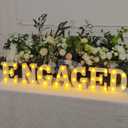 Engagement Party Decorations Wedding Decorations, 7Pcs Engagements Party Decor Engaged Decoration, Proposal Decor for Outdoor Engagement Decoration
