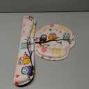 Meffort Inc Mouse Pad with Wrist Rest Support & Non-Slip Base, Durable Ergonomic Gaming Mousepad - Three Owls