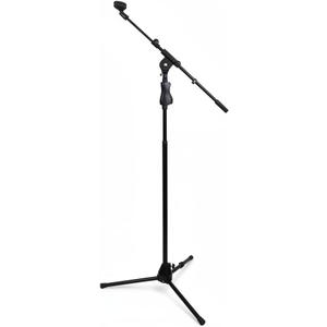 Professional Microphone Stand with Boom Arm, One-Hand Height Adjustment, Adjustable Height 41.7"-68.9", Heavy Duty Metal Tripod Base for Stage, Studio, Church, Karaoke and Podcast
