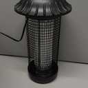 Buzbug LED Bug Zapper Indoor Outdoor, 10 Years Lifespan, 6.5ft Power Cord, IPX4 Waterproof, High-Voltage, Mosquito Zapper, Fly Trap Mosquito Trap, Fly Killer Fly Zapper -MO008C (New Black)
