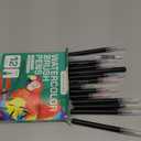 ARTISTRO 12 Watercolor Markers with Flexible Paint Brush Pens for Pros & Beginners - Consistent, Smooth, Bright, Washable, Non-Toxic, Ideal for Coloring, Calligraphy, & Manga