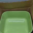 Large Cat Litter Box with High Sides, Open Kitty Litter Boxes Anti-Splashing for Indoor Cat Low Entry Cat Litter Pan for Small and Elderly Cats, Tool-Free Assembly(19.7 * 15.76 * 8.67 Green)