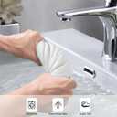 Spring Green Leaves Flora Hand Towels for Bathroom Set of 2, Eucalyptus Branches Soft Highly Absorbent Face Towel, Microfiber Hand Towels for Kitchen Bath Dish Towels Hotel Spa Gym Home Decorations