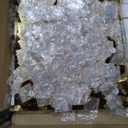 Flashing God D32''XH100'' Modern Large Chandelier for High Ceiling Raindrop Crystal Chandelier High Ceiling Pendant Light Fixture for Hallway Living Room Gold Stairwell Chandeliers