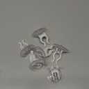 Cabilock 6pcs Window Candle Suction Cups Clamp, Electronic Candle Light Accessories, Flameless Taper Candles Holder Stand for Home Window Holiday Decoration