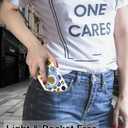 for iPhone 17 Case Magnetic Clear Design,Compatible with MagSafe,Kickstand Vertical/Horizontal,Shockproof Airbag Bumpers Phone Cover - Blue Evil Eyes