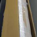 End of Bed Bench, 47.2" Linen Button-Tufted Upholstered Rubberwood Bench for Bedroom with Padded Cushion, Modern Shoe Bench Bedroom Bench for Living Room Entryway Dining Room Hallway, 300 LB, Beige