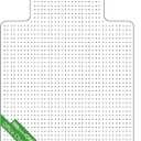 Office Chair Mat for Carpet - Clear Thick Desk Chair Mat for Carpet Plastic Floor Mats for Rolling Work and Gaming Chairs with Studs for Low Pile, Flat and No Carpeted Floors (45" X 53" with Lip)