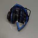 AILIHEN C8 Kids Headphones Wired, OnEar Headphones with Microphone and Volume Control Foldable Corded Stereo 3.5mm Headset for School Teens Smartphones Chromebook Laptop Tablets Travel (Black Blue)