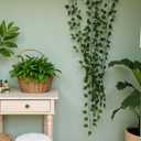 450 Feet 60 Pack Fake Greenery Hanging Garland, Artificial Ivy Leaf Plants, Vine Leaves, Flowers Foliage for Bedroom Garden Wall Decor