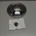 Stainless Steel Pot Cover Scald Lid for Cooking Multi-use Protector for Frying Pan Wok and Hot Pot Retains Steam and Keeps Food Warm, 9"