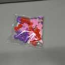 NAISKA 36Pcs Purple Bows Hair Clips Flower Hair Barretts Acrylic Hair Pins Silk Satin Hair Ribbons Ponytail Holder Accessories for Girls