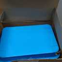 Junkin 8 Pcs 6.3Qt Sensory Bin Sand Tray with Lid for Toddlers, Multicolor, 13.5 x 9 x 3 inches