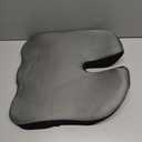 Benazcap Car Seat Cushion - Memory Foam Car Seat Pad - Sciatica & Lower Back Pain Relief - Car Seat Cushions for Driving - Road Trip Essentials for Drivers-Grey