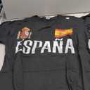 Spain Flag Espana Football Soccer Fan T-Shirt, Large