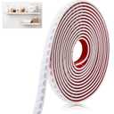 Peel and Stick Molding Trim Flexible Molding Trim for Wall Self Adhesive Paintable DIY Wall Trims for Mirror Frame Cabinet Edge Picture(16.4 ft X 0.59 Inch,Stylish,White)