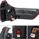 Rear Left Tail Light Brake Lamp Assembly Replacement for Sienna Base/L/LE/XLE/Limited 2015-2020 Outer Driver Side