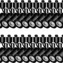 Track Lighting Heads 10W 4000K Cool White Dimmable Bright LED Track Lights Fixtures for Accent Retail Kitchen Artwork,120V Linear Track Light H Type-CRI90+ 24 1000lm - 20 Pack (Black)