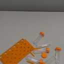 TEKEFT Primary Science Jumbo Test Tubes with Stand, Set of 10 Tubes, Ages 3+