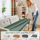 Hokway Couch Cushion Covers Stretch Cushion Covers Sofa Seat Cushion Slipcover Cushion Protector(Celadon, Medium)