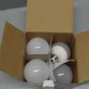 EDISHINE Vanity Light Bulbs, G25 LED Bathroom Light Bulbs, 25 Watt Equivalent Globe Light Bulb, CRI90+ 2700K Warm White 450LM, E26 Base, 4 Pack Non-dimmable, ETL Listed