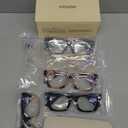 CCVOO Stylish Reading Glasses for Women, Eyeglasses, Blue Light Readers for Women, Computer Eye Glasses, Cheaters +2.75