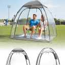 Abahub Clear Bubble Tent for 1-2 Person, Sports Tent with Sealed Floor, Outdoor Winter Tent with Carrying Bag for Sport Event, Camping, Fishing, Cheering