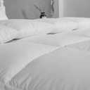ACCURATEX Duvet Insert Queen Comforter - 400GSM Fluffy Down Alternative Fill Hotel Collection Heavyweight Comforter, Warm Thick Duvet for Fall Winter, 8 Corner Tabs - Machine Washable,White,90x90