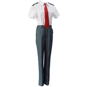 Cosplay Life My Hero MHA Ochaco Uraraka Cosplay Costume Ochako Tsuyu Blazer Suit School Uniform For Unisex Adult (White)