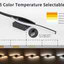 Joossnwell Bathroom Vanity Light Modern Bathroom Lighting Fixture Over Mirror 31.5 Inch Black Vanity Light Bar Dimmable 5CCT Vanity Lights Led Bath Wall Lamp